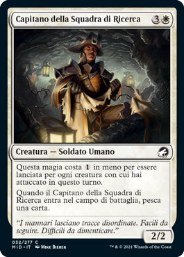 Innistrad caccia di mezzanotte 32 Capitano della Squadra di Ricerca