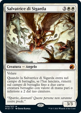 Innistrad caccia di mezzanotte 34 Salvatrice di Sigarda