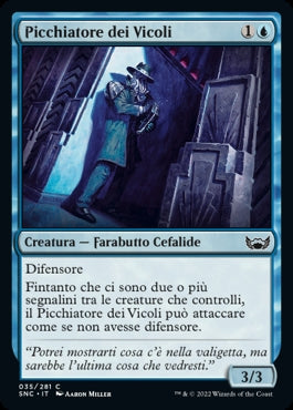 PICCHIATORE DEI VICOLI  Strade di nuova capenna 35