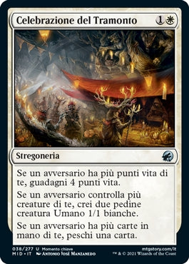 Innistrad caccia di mezzanotte 38 Celebrazione del Tramonto