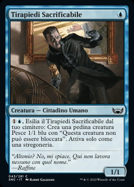 TIRAPIEDI SACRIFICABILE  Strade di nuova capenna 43