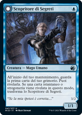 Innistrad caccia di mezzanotte 47 Scopritore di Segreti/Insetto Aberrante