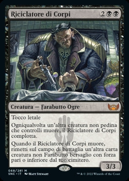 RICICLATORE DI CORPI  Strade di nuova capenna 68