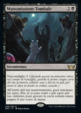 MANOMISSIONE TOMBALE  Strade di nuova capenna 69