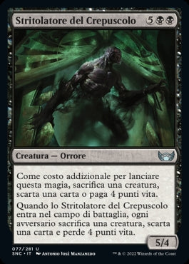 STRITOLATORE DEL CREPUSCOLO  Strade di nuova capenna 77