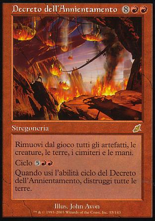 Decreto dell'Annientamento  FLAGELLO 85
