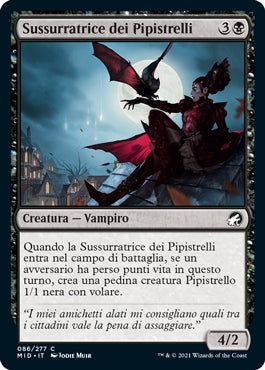 Innistrad caccia di mezzanotte 86 Sussurratrice dei Pipistrelli