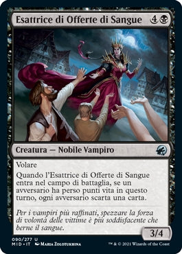 Innistrad caccia di mezzanotte 90 Esattrice di Offerte di Sangue