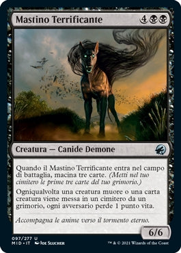 Innistrad caccia di mezzanotte 97 Mastino Terrificante