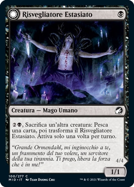 Innistrad caccia di mezzanotte 100 Risvegliatore Estasiato/Demone Risvegliato