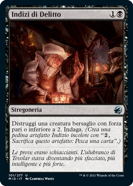 Innistrad caccia di mezzanotte 101 Indizi di Delitto