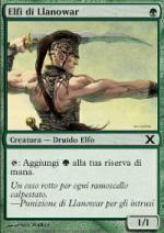 Elfi di Llanowar foil  DECIMA EDIZIONE 409-Wizard of the Coast- nuvolosofumetti.