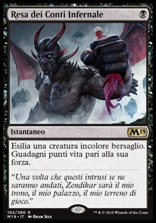 Resa dei Conti Infernale  M19 102-Wizard of the Coast- nuvolosofumetti.