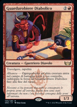 GUARDAROBIERE DIABOLICO  Strade di nuova capenna 105