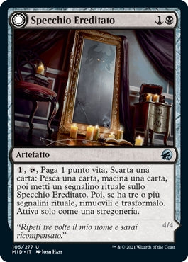 Innistrad caccia di mezzanotte 105 Specchio Ereditato/Eredità Immonda
