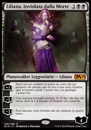 Liliana, Inviolata dalla Morte  M19 106-Wizard of the Coast- nuvolosofumetti.