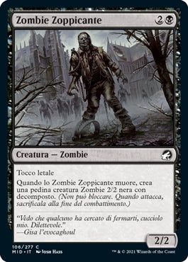 Innistrad caccia di mezzanotte 106 Zombie Zoppicante