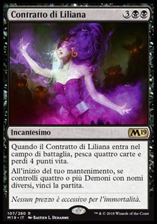 Contratto di Liliana  M19 107-Wizard of the Coast- nuvolosofumetti.
