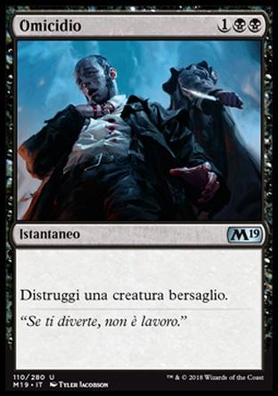 Omicidio  M19 110-Wizard of the Coast- nuvolosofumetti.