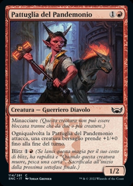PATTUGLIA DEL PANDEMONIO  Strade di nuova capenna 114