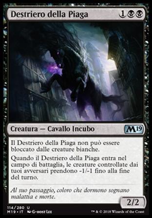 Destriero della Piaga  M19 114-Wizard of the Coast- nuvolosofumetti.