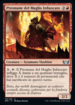 PIROMANE DEL MAGLIO INFUOCATO  Strade di nuova capenna 118