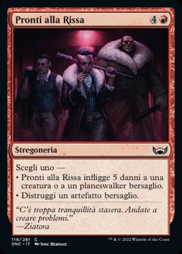 PRONTI ALLA RISSA  Strade di nuova capenna 119