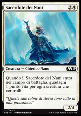 Sacerdote dei Nani  M19 11-Wizard of the Coast- nuvolosofumetti.