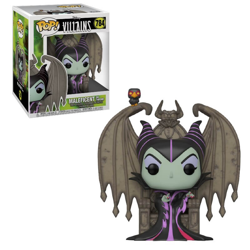 Pop deluxe villains Maleficent on throne # 784