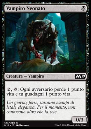 Vampiro Neonato  M19 124-Wizard of the Coast- nuvolosofumetti.