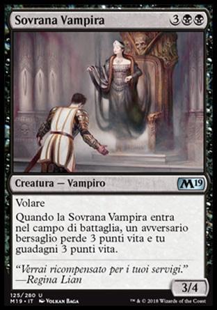 Sovrana Vampira foil  M19-wizard of the coast- nuvolosofumetti.
