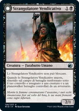 Innistrad caccia di mezzanotte 126 Strangolatore Vendicativo/Stretta Strangolante