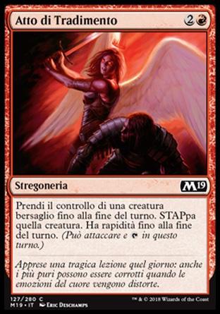 Atto di Tradimento  M19 127-Wizard of the Coast- nuvolosofumetti.