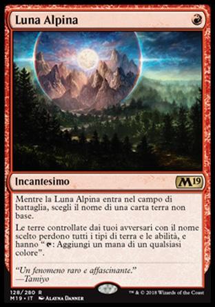 Luna Alpina  M19 128-Wizard of the Coast- nuvolosofumetti.