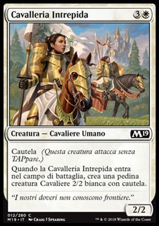 Cavalleria Intrepida  M19 12-Wizard of the Coast- nuvolosofumetti.