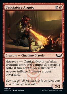 BRUCIATORE ARGUTO  Strade di nuova capenna 131