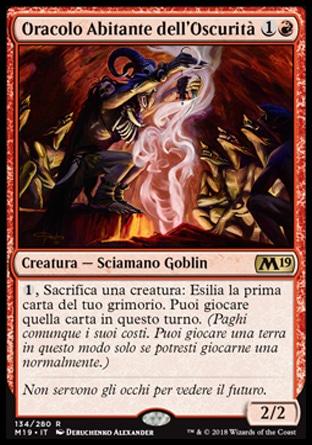 Oracolo Abitante dell'Oscurit├á  M19 134-Wizard of the Coast- nuvolosofumetti.