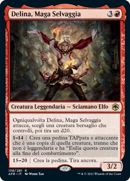 Avventure nei Forgotten Realms - Dungeon & Dragons  Magic- 138 DELINA, MAGA SELVAGGIA