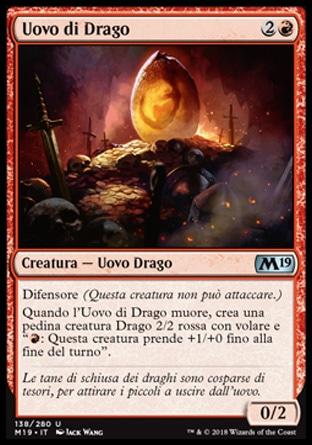 Uovo di Drago  M19 138-Wizard of the Coast- nuvolosofumetti.