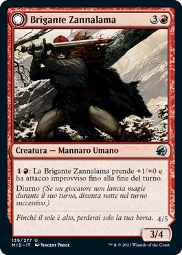 Innistrad caccia di mezzanotte 139 Brigante Zannalama/Sbudellatrice Zannalama