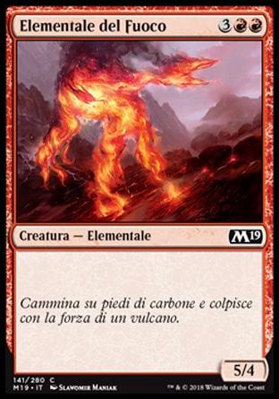 Elementale del Fuoco  M19 141-Wizard of the Coast- nuvolosofumetti.