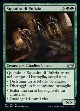 SQUADRA DI PULIZIA  Strade di nuova capenna 141