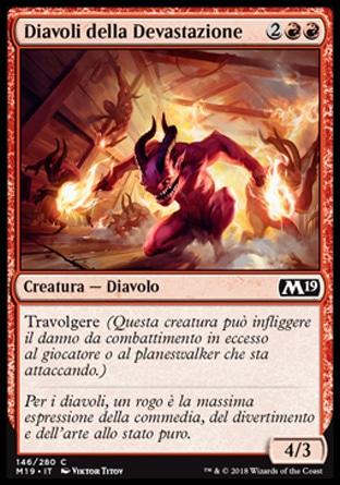 Diavoli della Devastazione foil  M19-wizard of the coast- nuvolosofumetti.