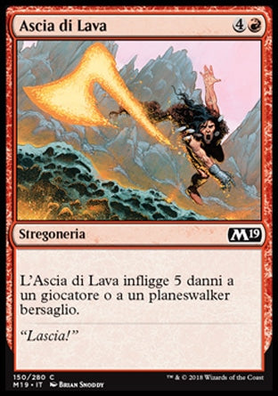Ascia di Lava  M19 150-Wizard of the Coast- nuvolosofumetti.
