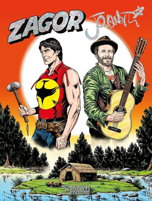 Zagor 683 con Jovanotti - Variant Cartoomics 2018-SERGIO BONELLI EDITORE- nuvolosofumetti.