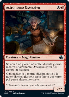 Innistrad caccia di mezzanotte 152 Astronomo Ossessivo