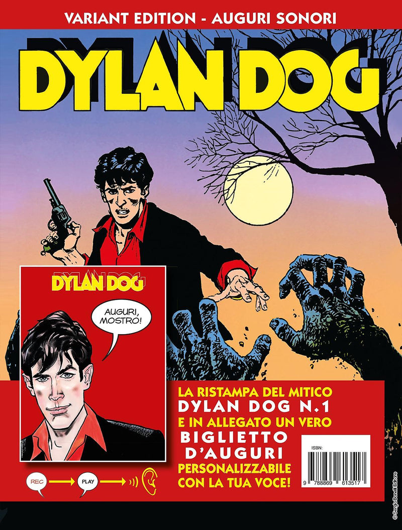 Dylan Dog # 1 ristampa variant Lucca 2018-SERGIO BONELLI EDITORE- nuvolosofumetti.
