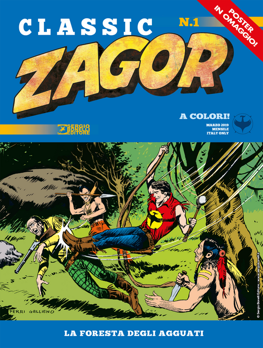 ZAGOR CLASSIC 1-SERGIO BONELLI EDITORE- nuvolosofumetti.