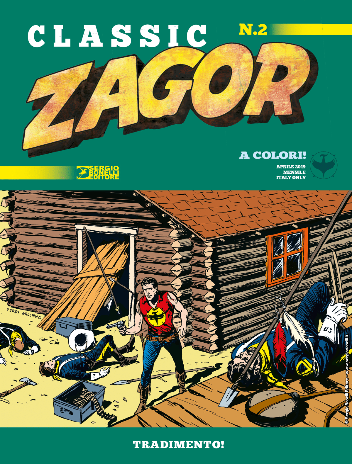 ZAGOR CLASSIC 2-SERGIO BONELLI EDITORE- nuvolosofumetti.