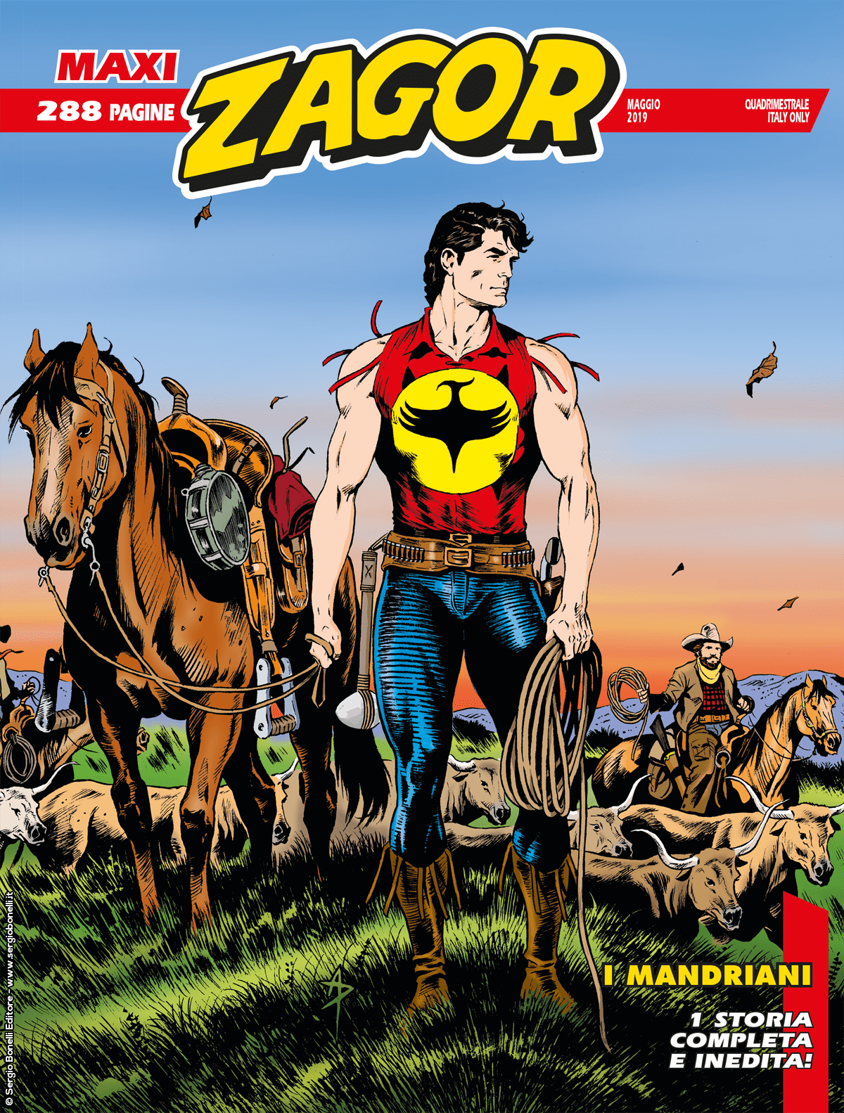 MAXI ZAGOR 36-SERGIO BONELLI EDITORE- nuvolosofumetti.